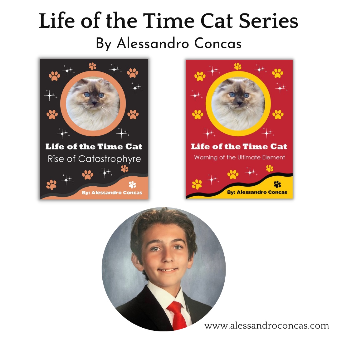 Young Author And Entrepreneur Alessandro Concas Releases New Children’s Book Series - Life of the Time Cat