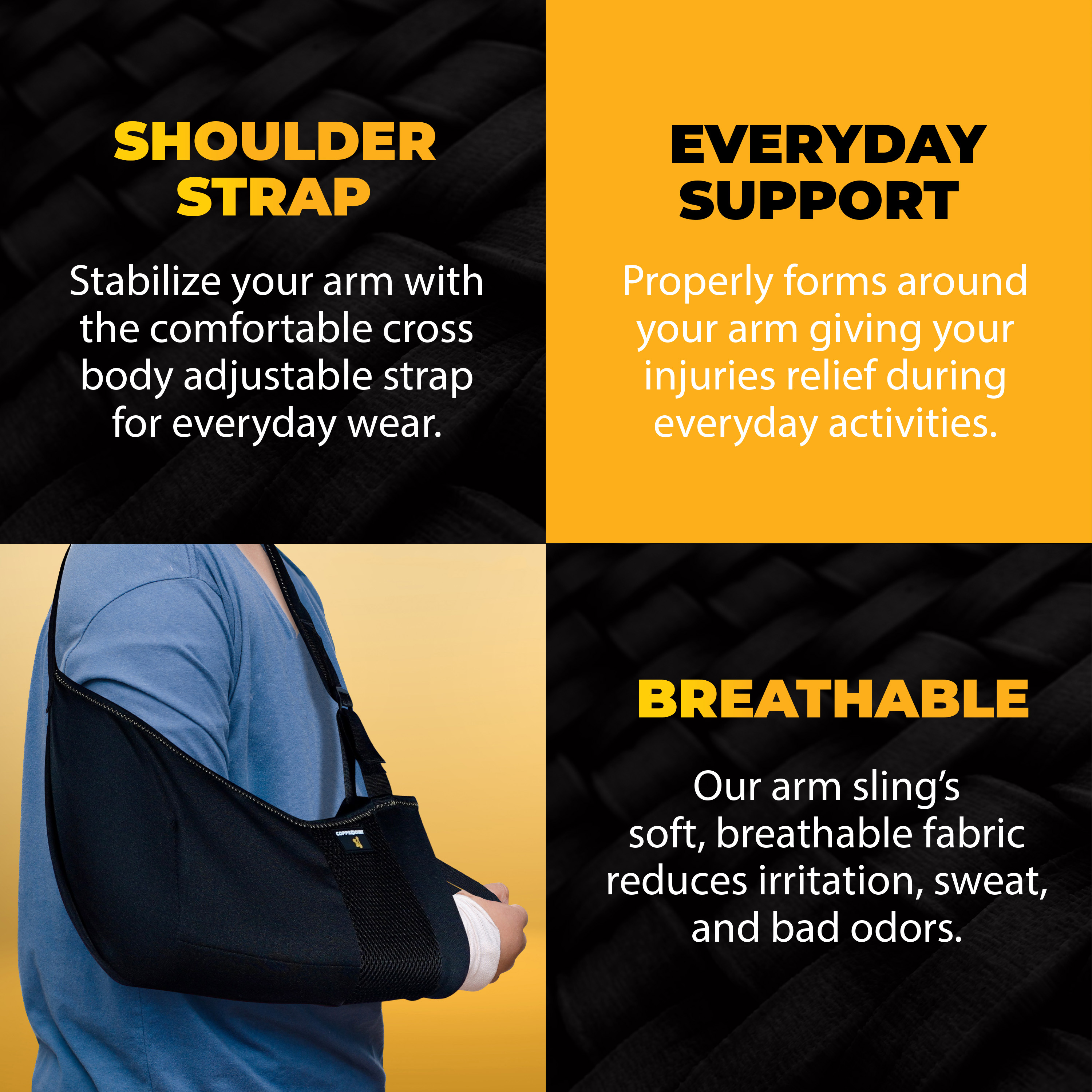 CopperJoint Offers Launch Discount on New Arm Sling For Shoulder Injury