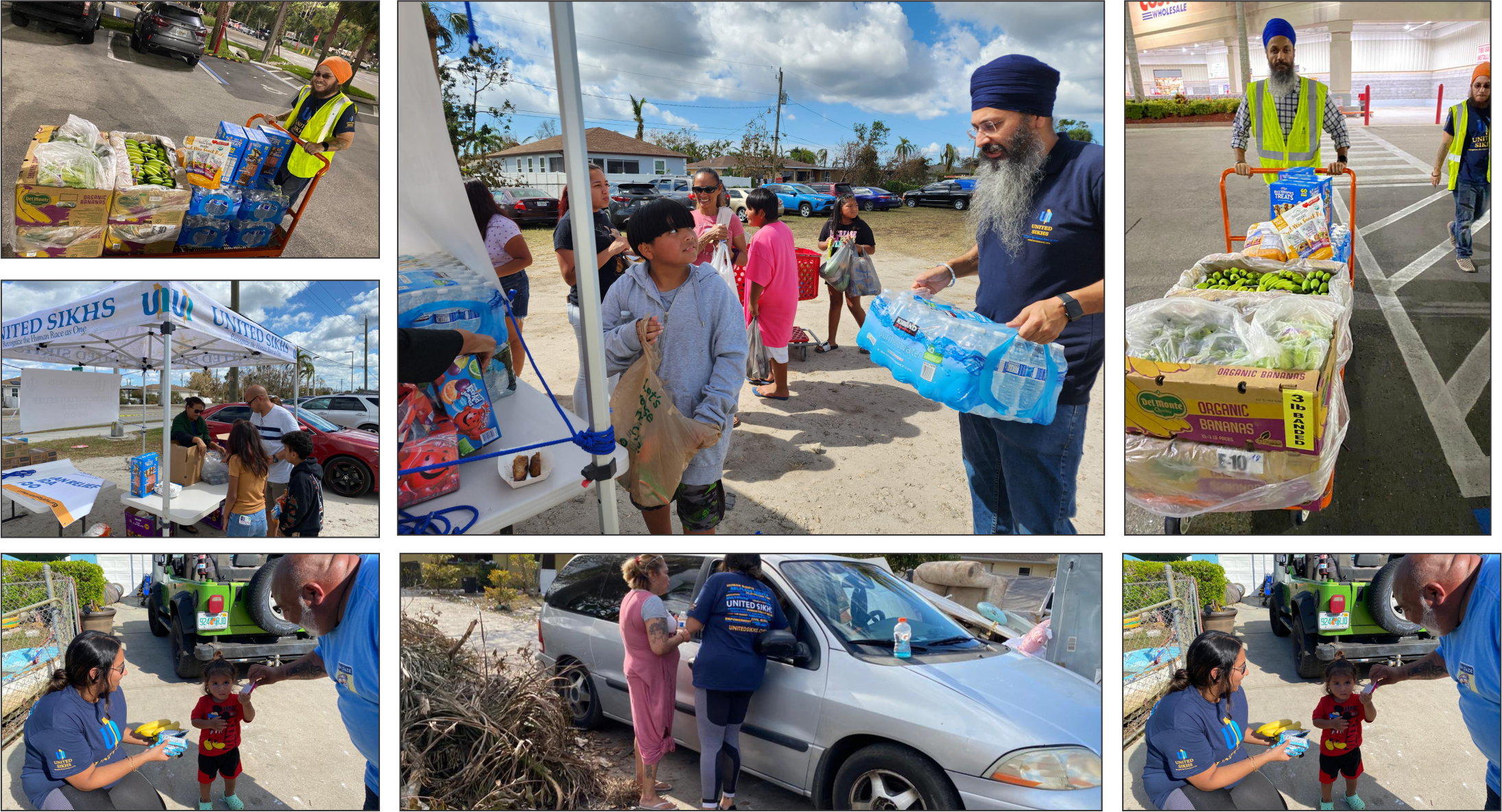 United Sikhs respond to Hurricane-affected families in Florida