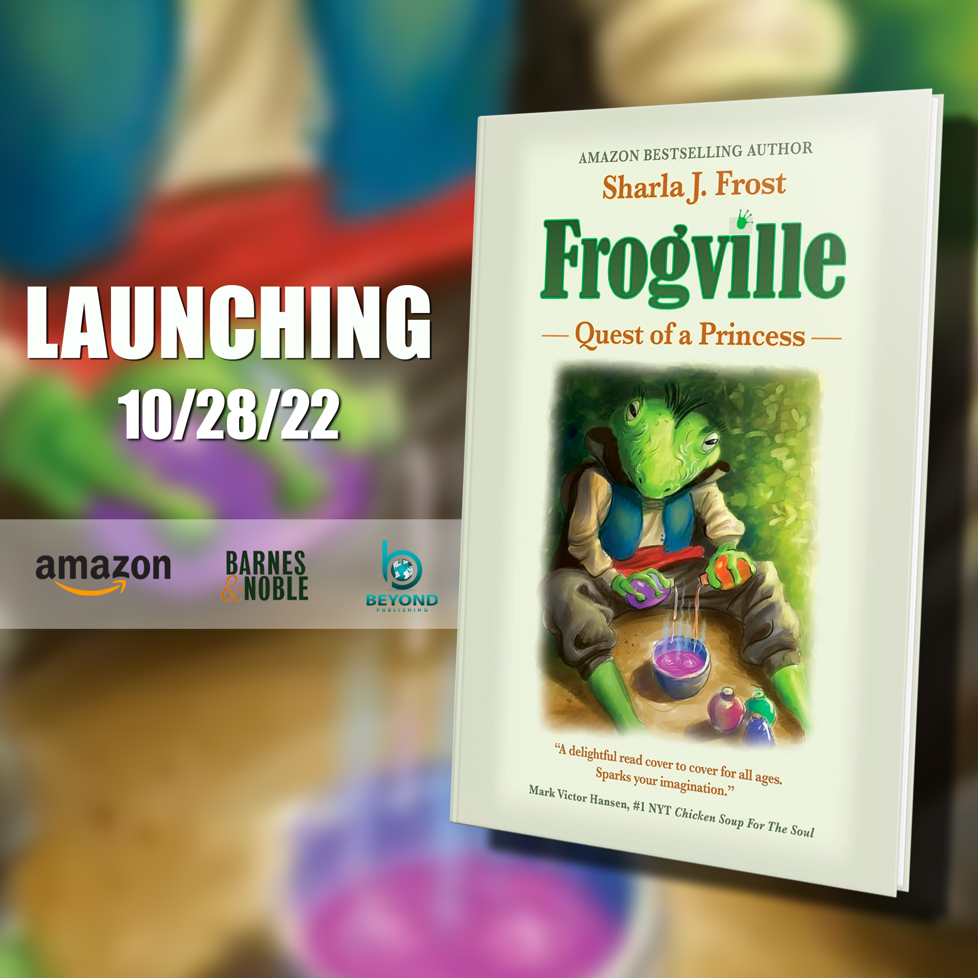 ‘Frogville’, Trilogy Turns Frogs Into Fun Reading For Kids Ages 8-13, Gains Kid-Lit Book Literary Fame 