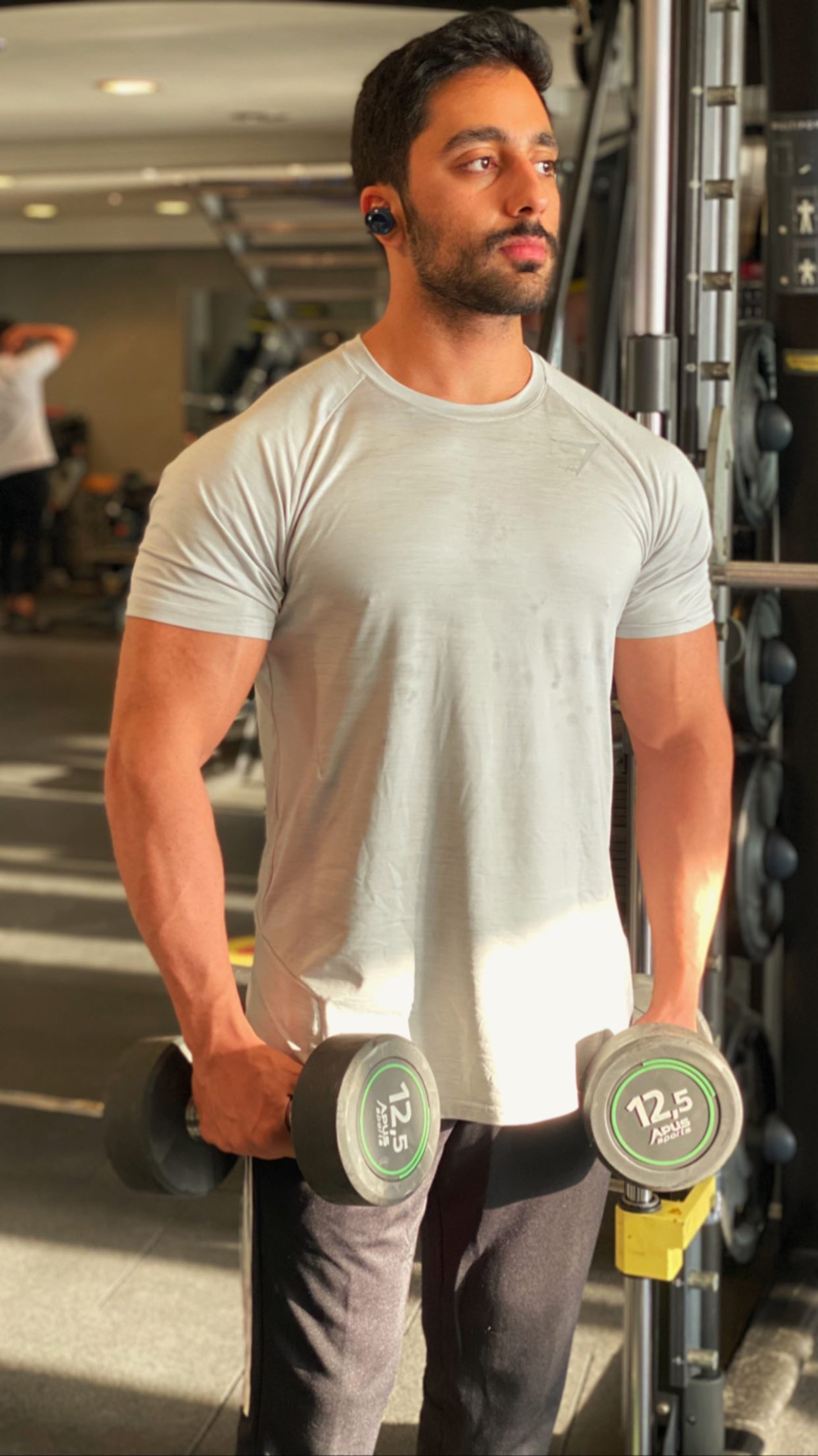Personal trainer Abdulla Bahzad helps people achieve their fitness goals