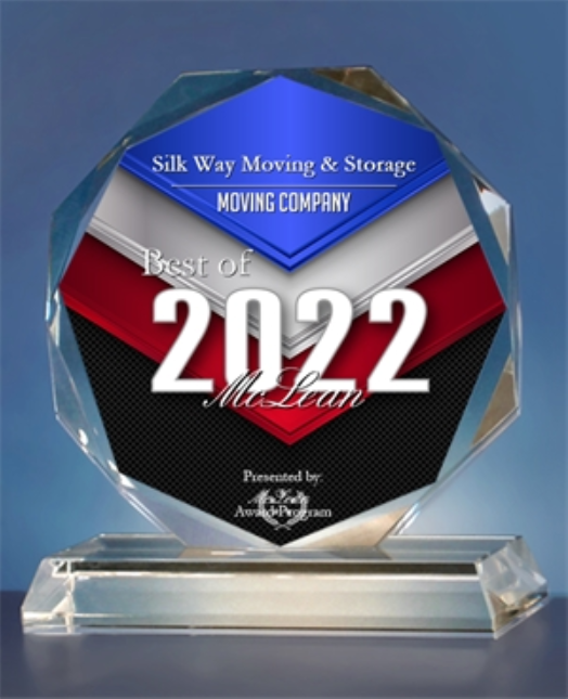 Silk Way Moving & Storage Receives 2022 Best of McLean Award