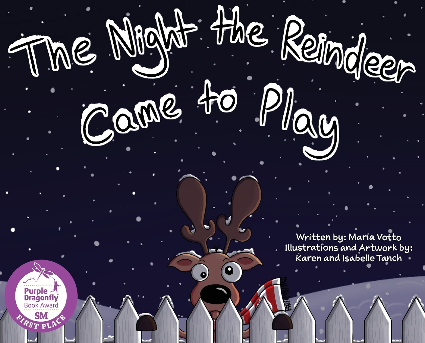 Delightful children’s book "The Night the Reindeer Came to Play" by Maria Votto is now available, a holiday-themed tale of merriment that teaches kids to count