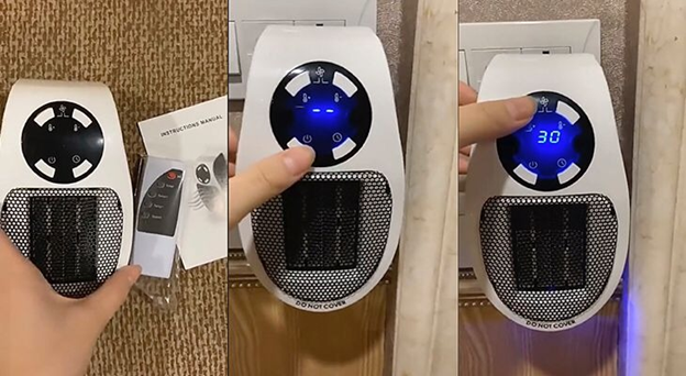 Valty Heater Launches Wall Outlet Portable Space Heater 