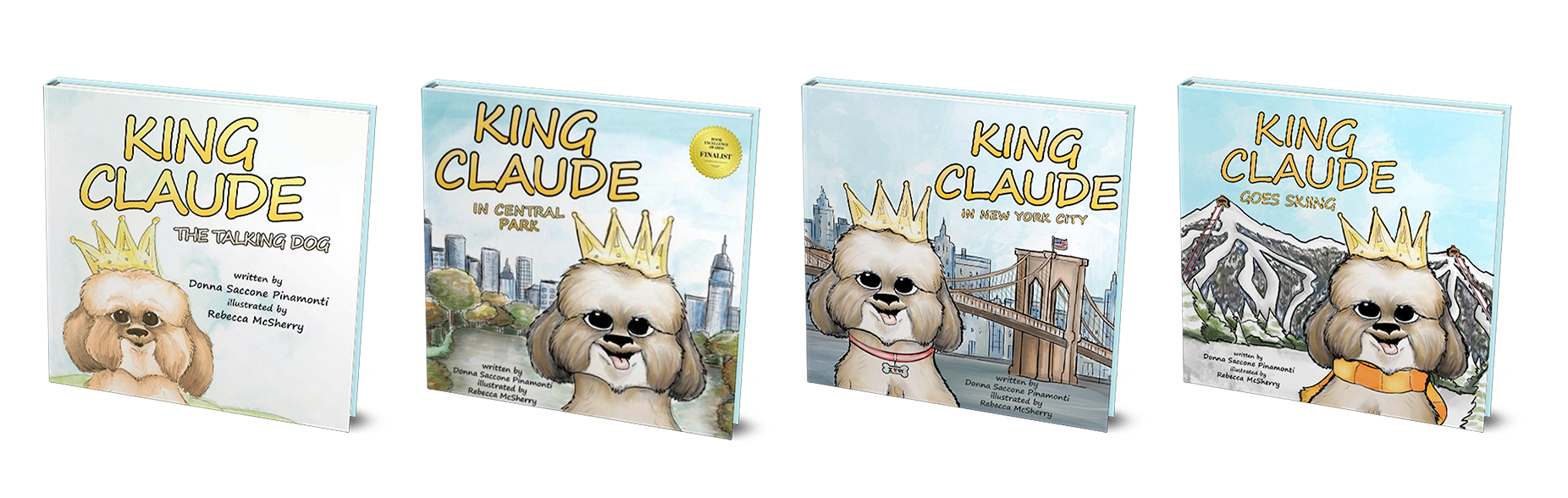The King Claude Book Series by Donna Saccone Pinamonti is a Playful Children’s Book Collection that Encourages Children to Face their Fears and Keep on Trying