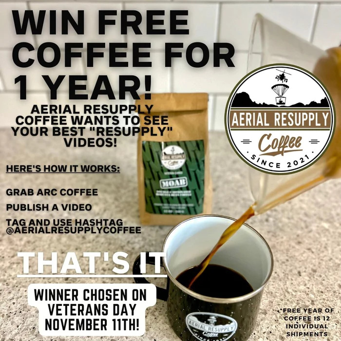 Aerial Resupply Coffee quickly rising in popularity for its quality and veteran support