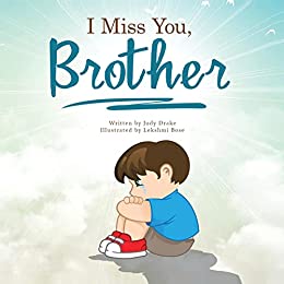 Judy Drake, catches attention to her book, I Miss You, Brother; published by Author’s Tranquility Press