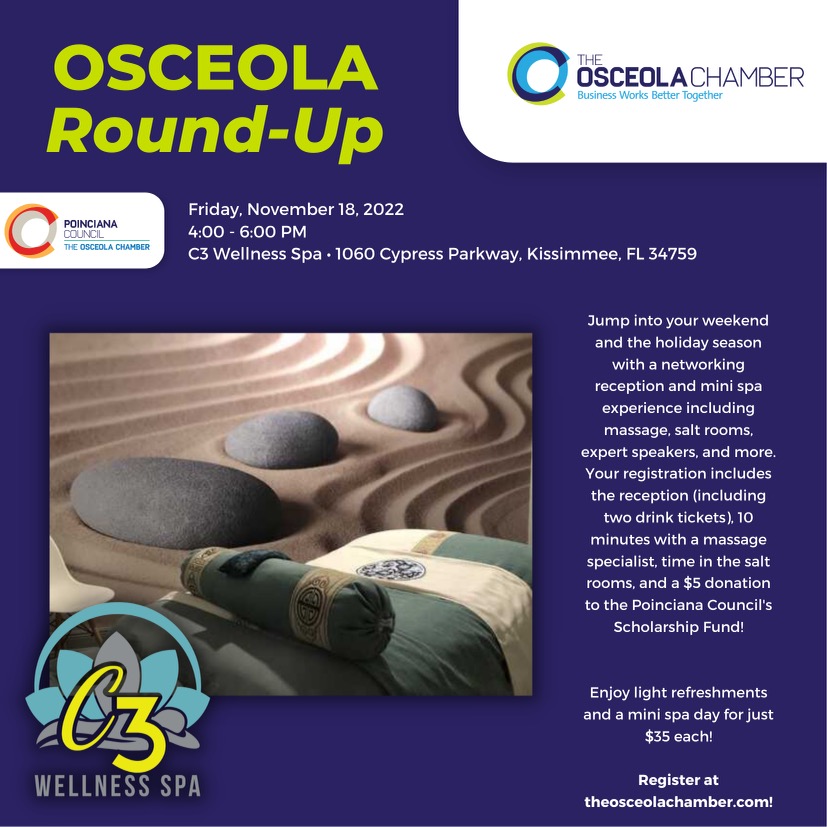 C3 Wellness Spa and Poinciana Council to host Osceola Round-Up