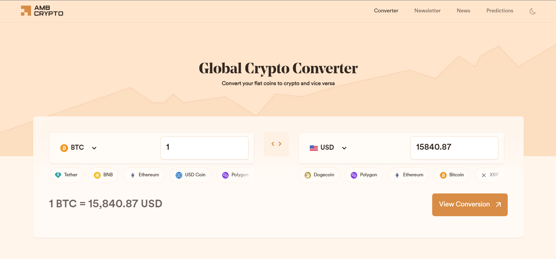 AMBCrypto launches its Global Crypto Converter