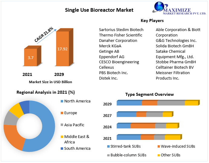 Single Use Bioreactor Market to reach 17.92 Bn by 2029 Market Size, Opportunities, Competitive Landscape, and Regional Outlook for Market Players     