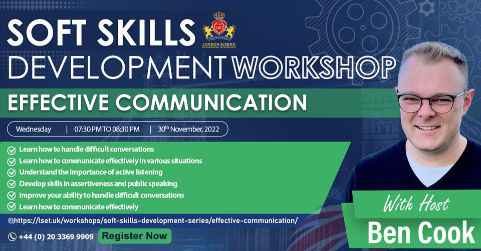 London School of Emerging Technology (LSET) is Conducting a Workshop on Effective Communication