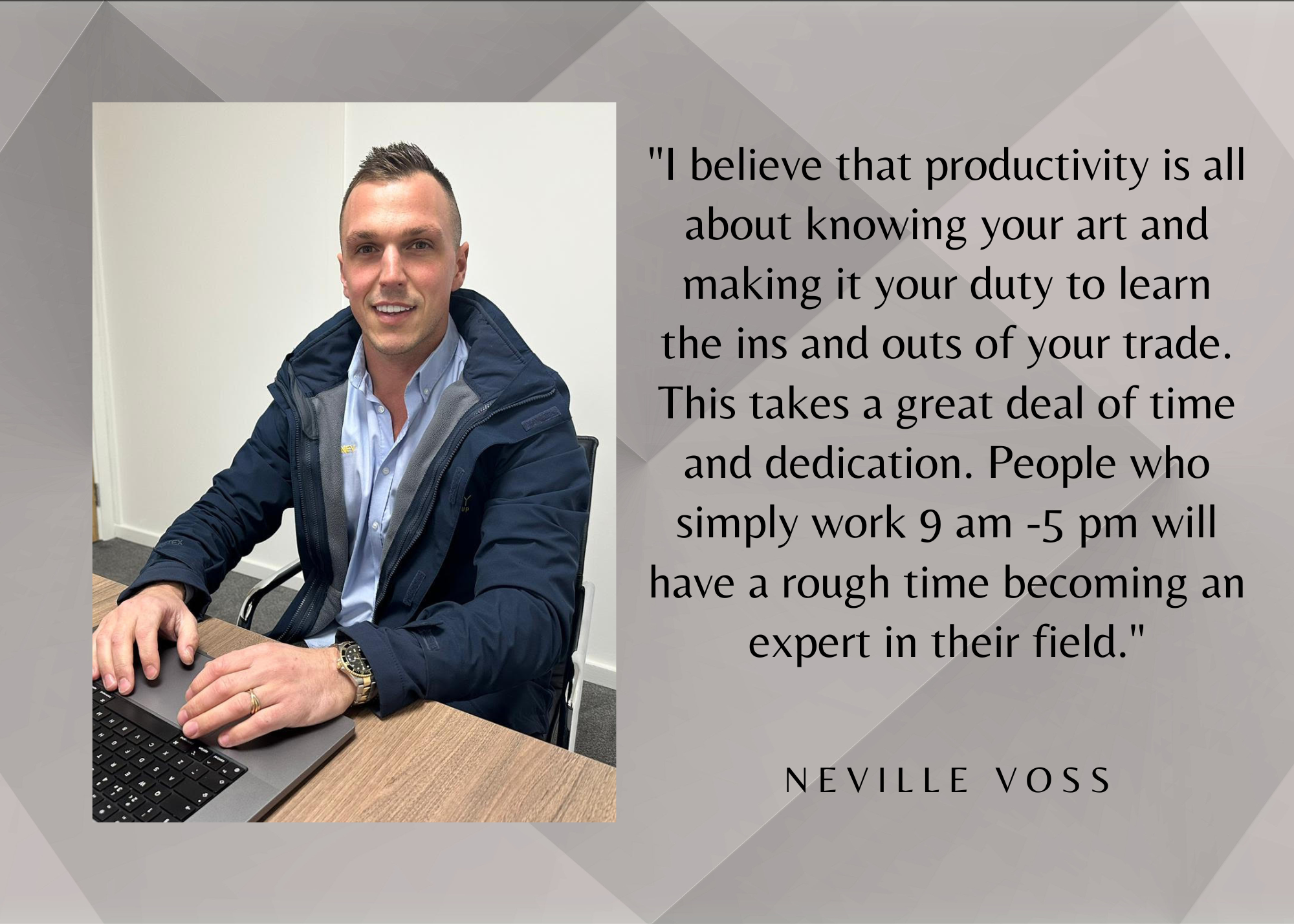 Neville Voss is the Subject of a New Interview