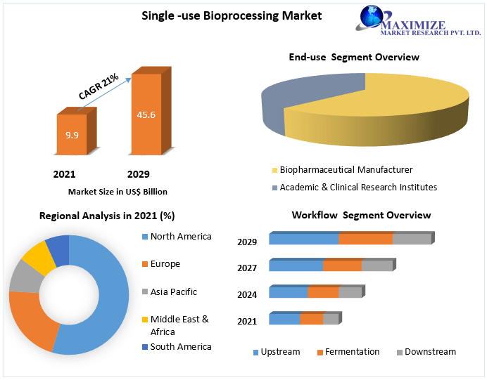 Single-use Bioprocessing Market worth USD 45.6 Bn by 2029 Competitive Landscape, New Market Opportunities, Growth Hubs, Return on Investments