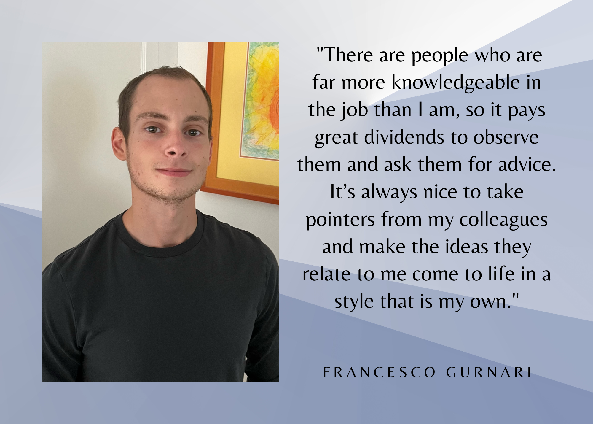 Francesco Gurnari launches a website to share his ideas