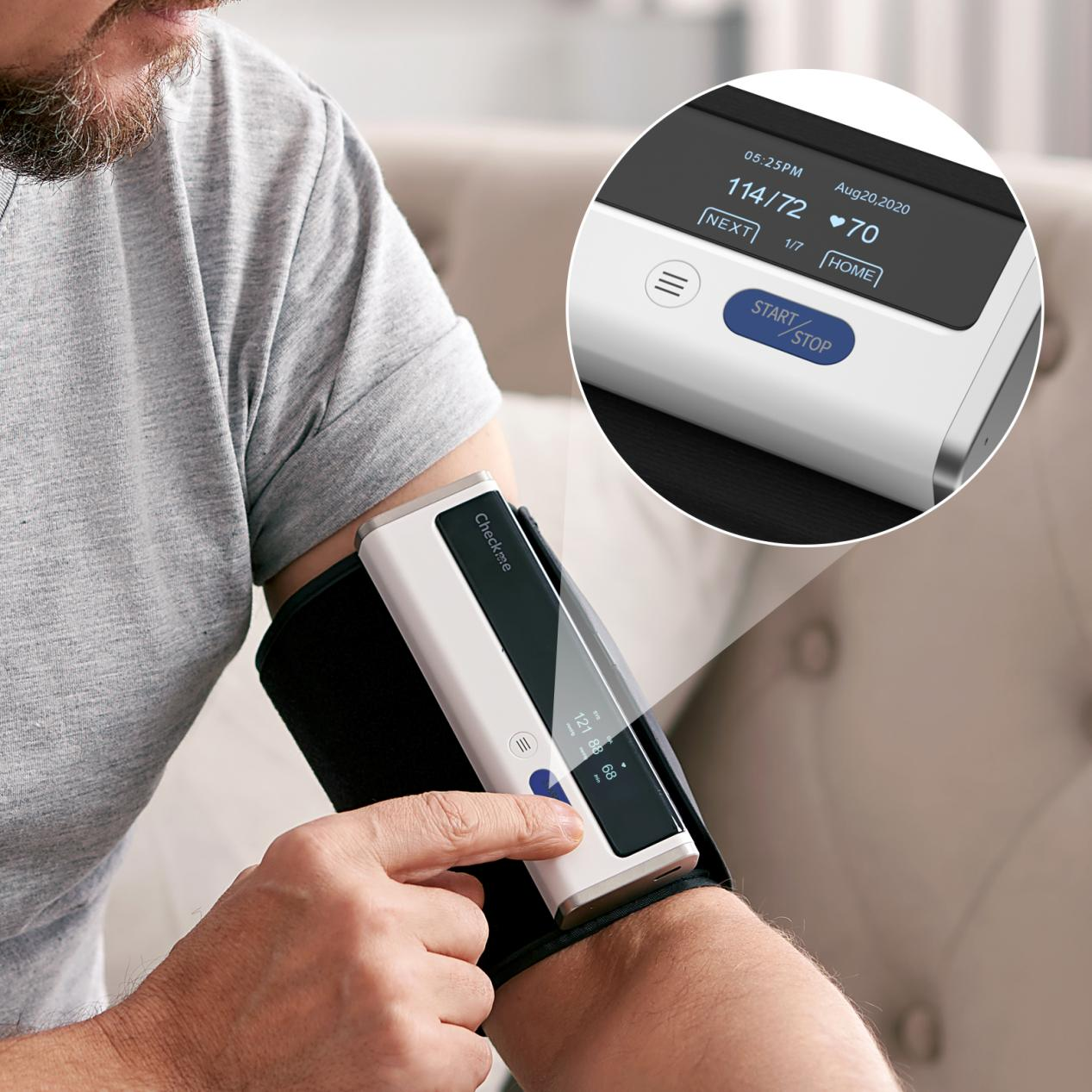 Checkme Launches Accurate Blood Pressure Monitor with Bluetooth and Wifi Connectivity