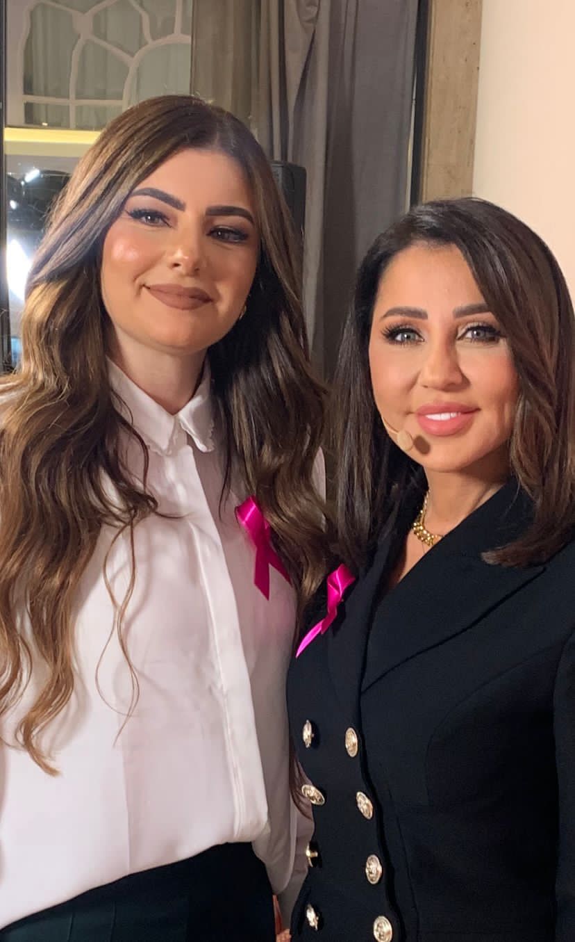 Campaign to save cancer patients organized by the "Banin" Association with Liliane Moukhallalati and Rabia Zayyat