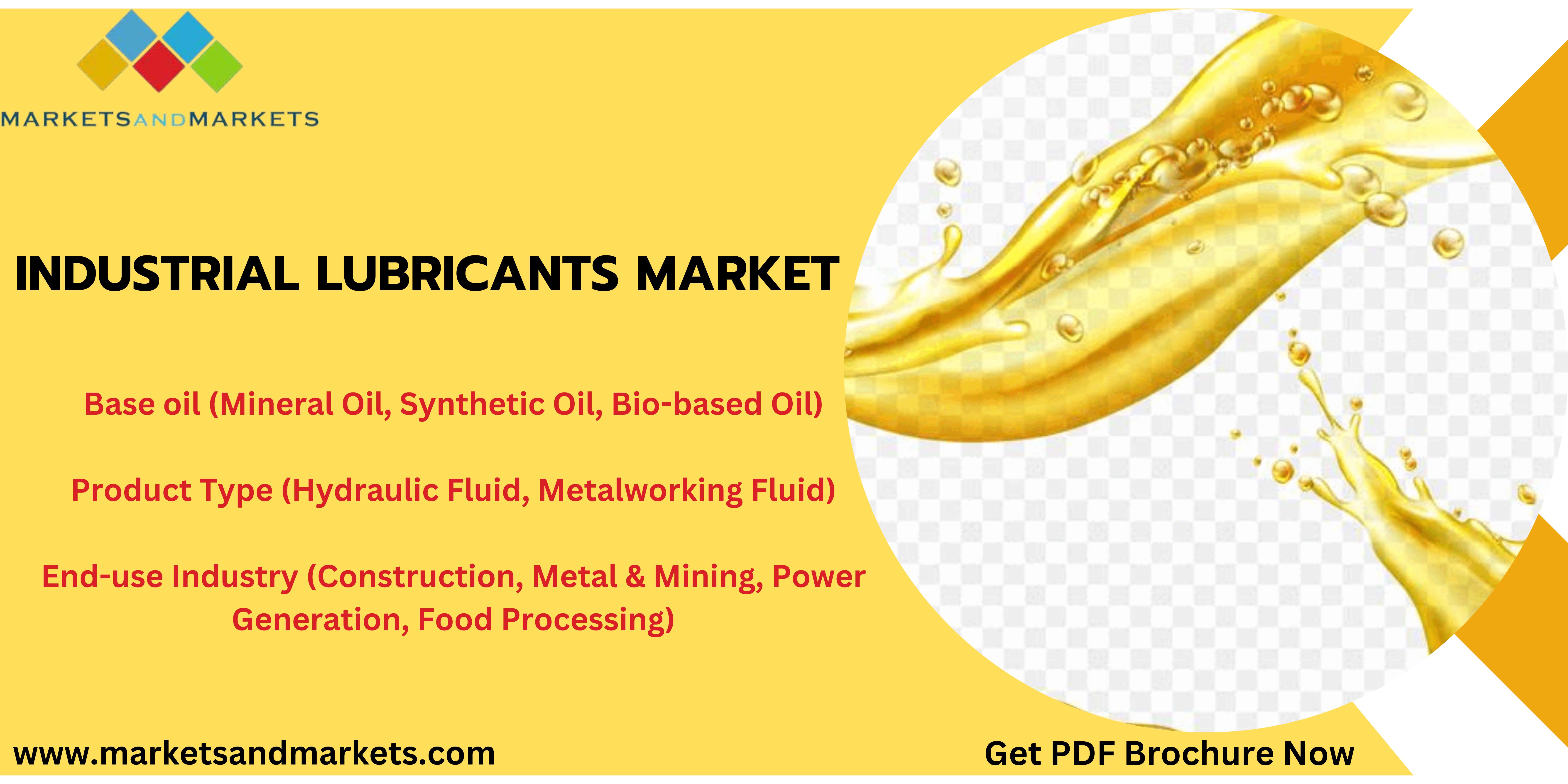 Industrial Lubricants Market Trends, Analysis, Growth, Opportunities with Top Key Players| MarketsandMarkets™