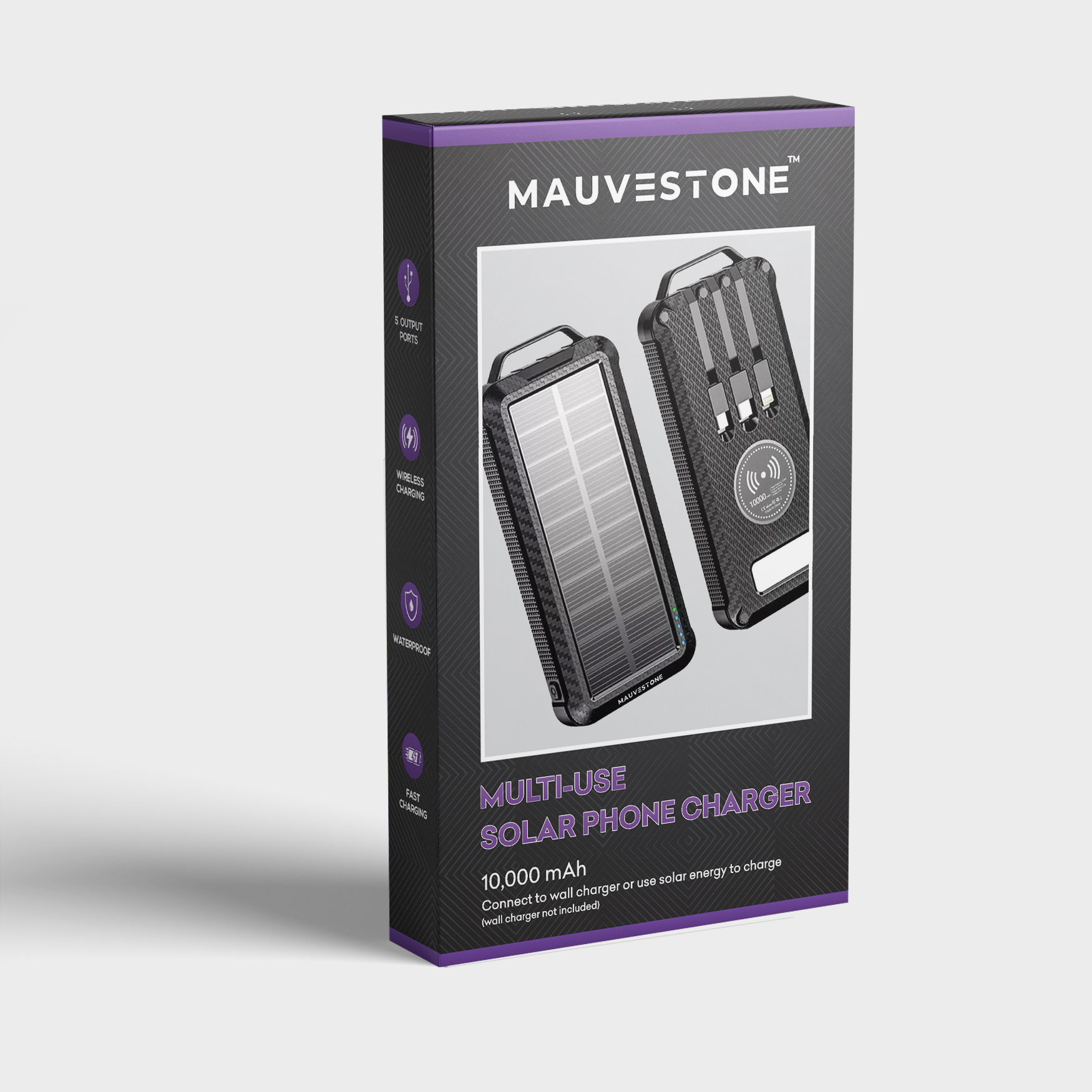 MauveStone Introduces MauveStone: Multi-Use Solar Power Charger, Revolutionizing Portable Charging