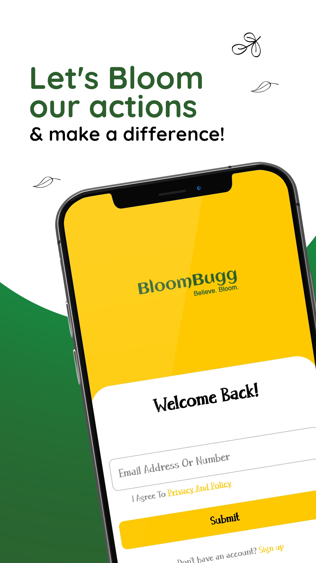 The BloomBugg application unlocks the secrets to a sustainable way of living.