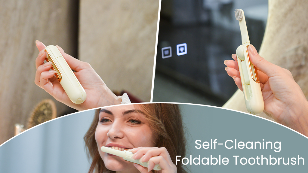 The latest Self-Cleaning Foldable Toothbrush is on the market