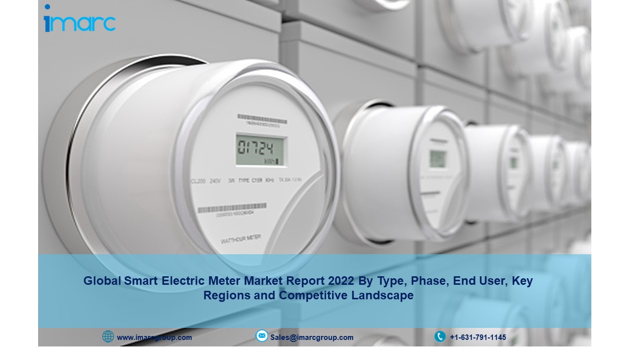 Smart Electric Meter Market to Reach US$ 38.1 Billion by 2028, Growth rate (CAGR) of 7.8%, Says IMARC Group