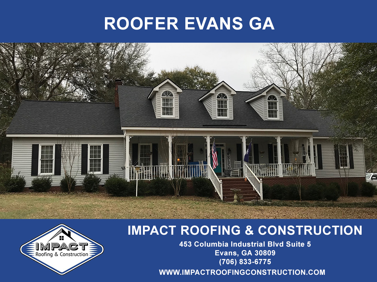 Impact Roofing & Construction, an Evans GA Roofer, Helps Homeowners Understand When They May Need to Replace Their Roof