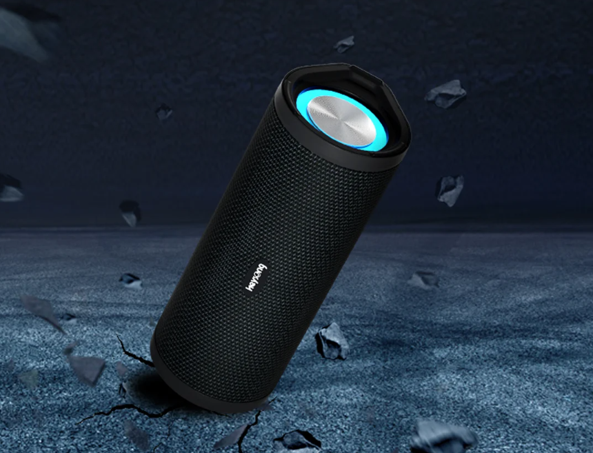 The Heysong Mini Speaker Offers a stylish and HD Sound Quality to Enjoy Music