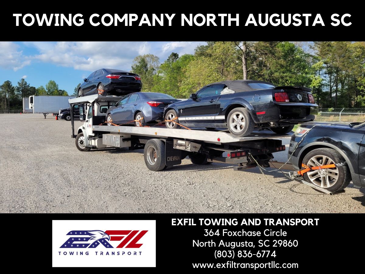 Exfil Towing and Transport, a North Augusta SC Towing Company, Offers a Broad Range of Services for Vehicle Owners and Businesses
