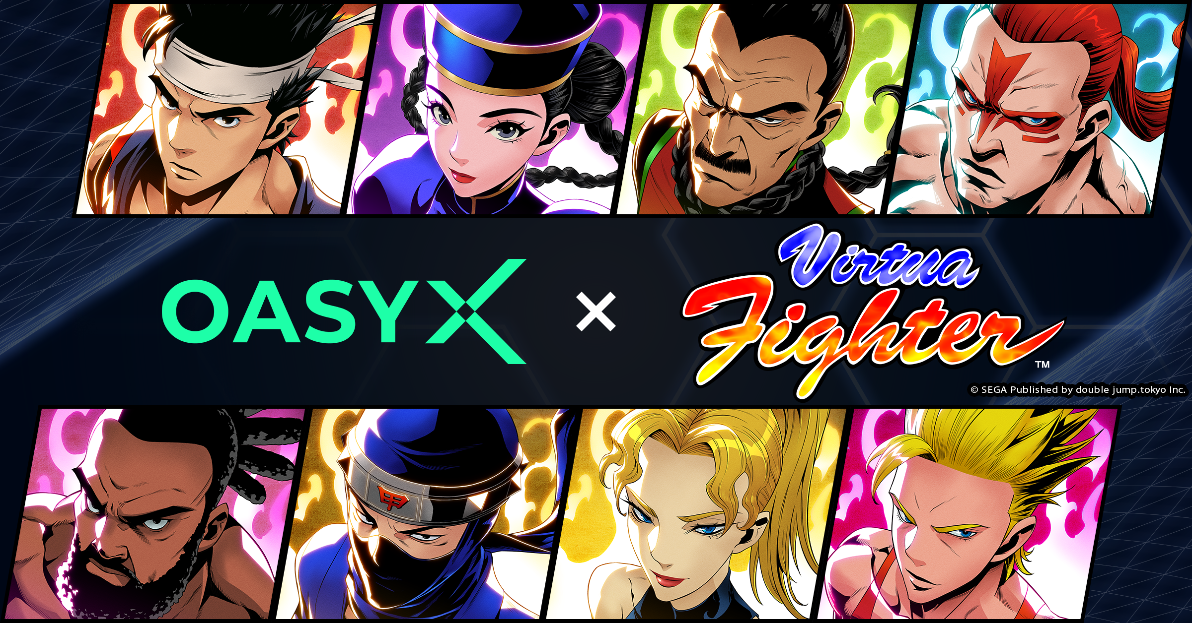 OASYX NFT Project Joins Forces with Titles from SEGA's Iconic Virtua Fighter Series