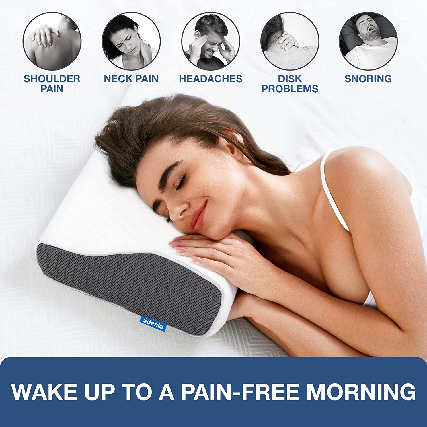 Derila Pillow Launches Memory Foam Pillow for Neck Pain Relief
