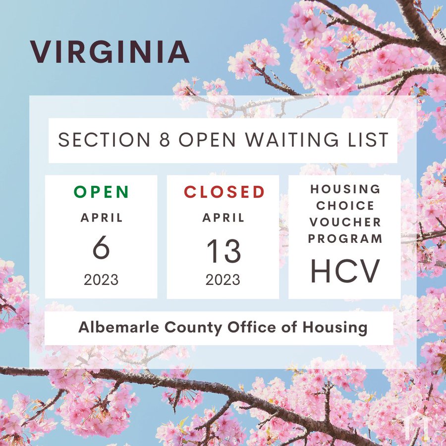 Albemarle County Opens Waiting Lists for Housing Voucher Programs, Providing Assistance for Eligible Families