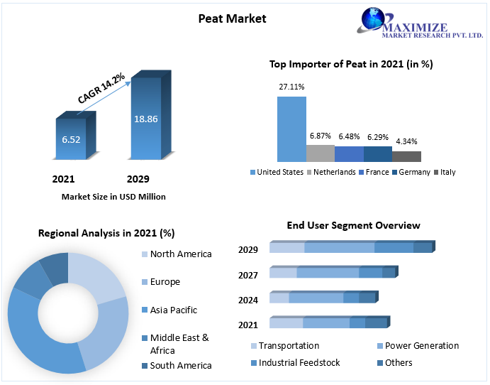 Peat Market to hit USD 18.86 Mn by 2029 at a CAGR of 14.2 percent, Global Trends and Regional Insights