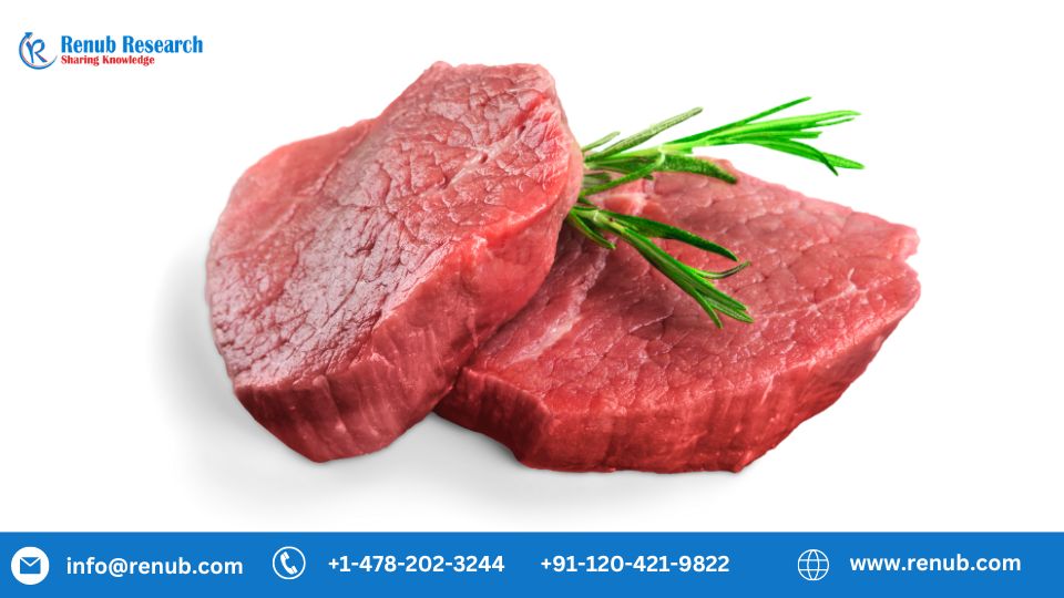 Global Beef Market is projected to grow at a CAGR of 4.05% from 2022 to 2028, driven by the Rise in Income and Changing Dietary Habits I Renub Research
