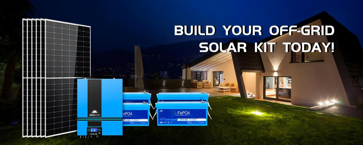 Go Solar with SunGoldPower Inverter Charger - Save up to 15% on Home Solar Power System