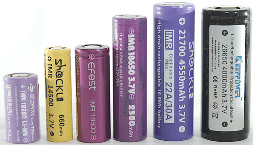 26650 vs 18650 Lithium Battery
