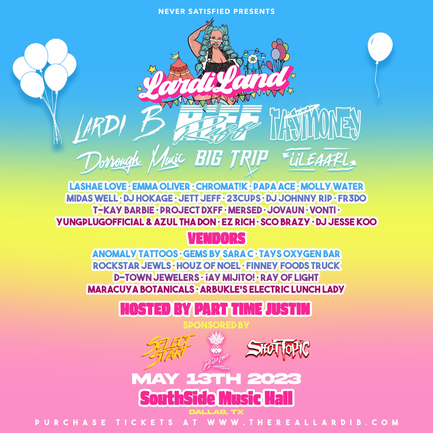 Riff Raff Slotted to Headline Lardi B's "Lardi Land" Festival in Dallas May 13th 