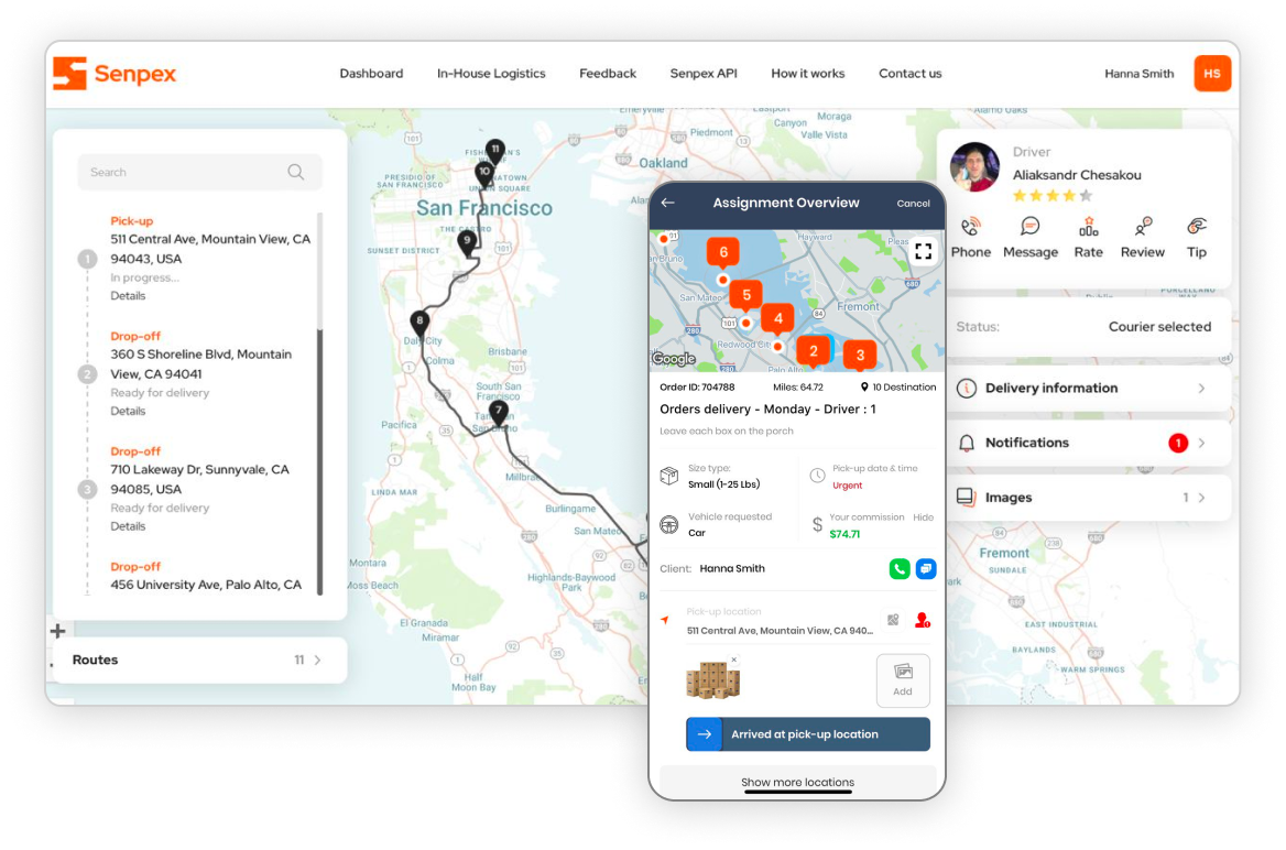 Revolutionize Deliveries with Senpex All-in One Smart Ordering Dashboard: Seamlessly Manages and Tracks Last Mile Logistics