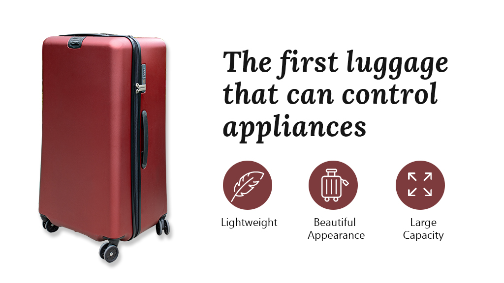 KESUO | The first luggage that can control appliances