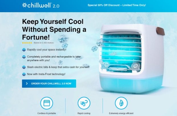 ChillWell Portable Air Cooler Reviews: Does ChillWell 2.0 Exclusive Brand In The United States and Canada Really Work?