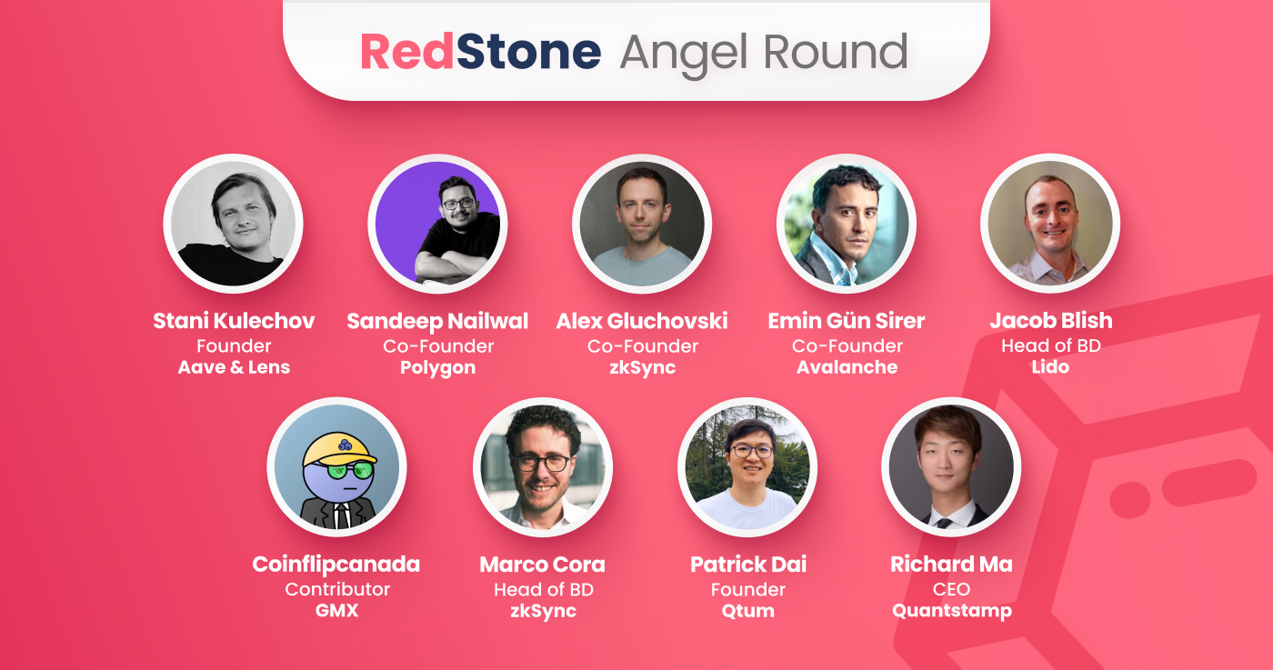 RedStone Oracles Announces Exclusive Angel Round backed by Top Web3 Builders