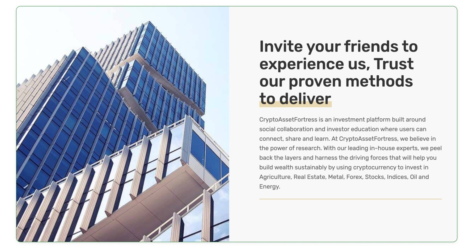 Crypto Asset Fortress Ltd continues to show remarkable signs of fluidity and consistency in the market