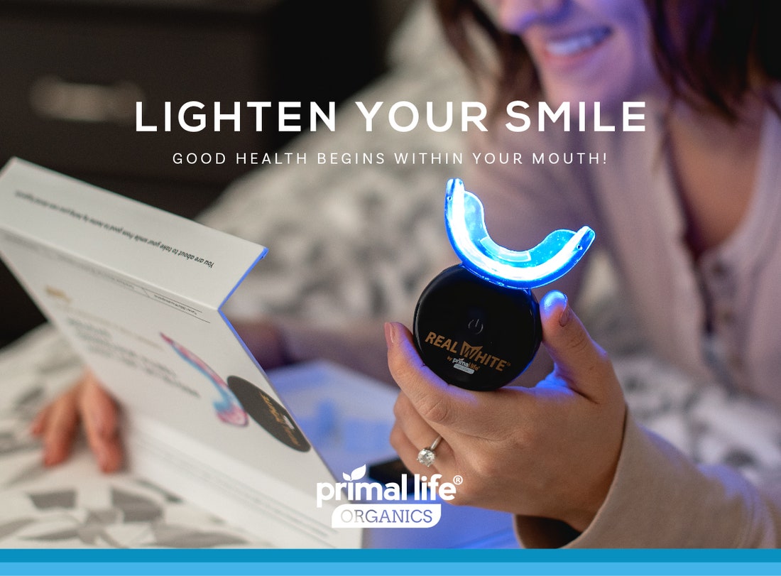 Primal Life Organics Launches V4 Real White Teeth Whitening System