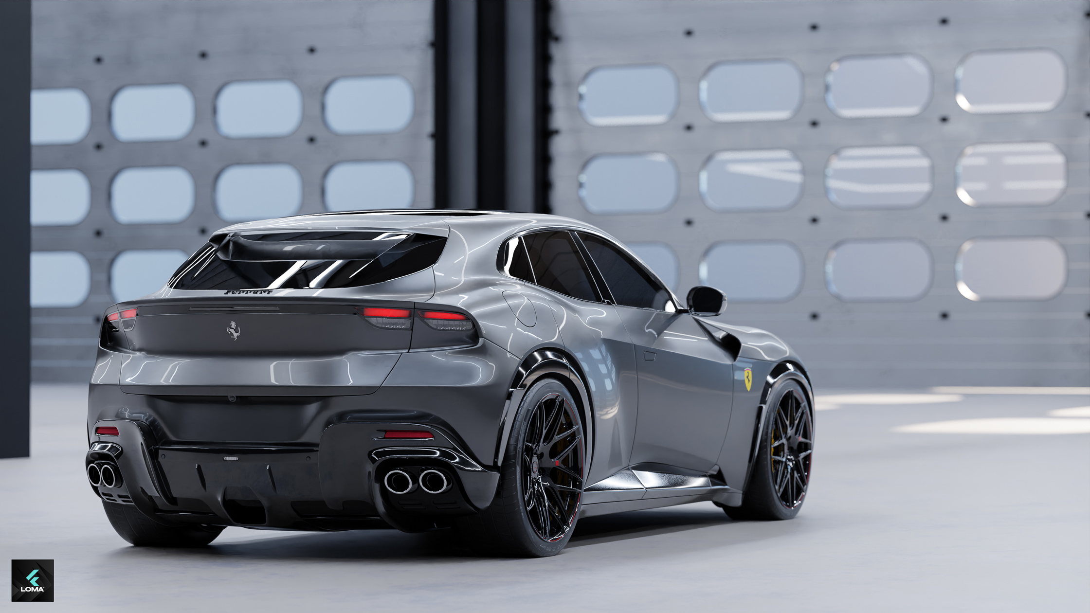 Ferrari Purosangue Custom Wheels by LOMA Forged™