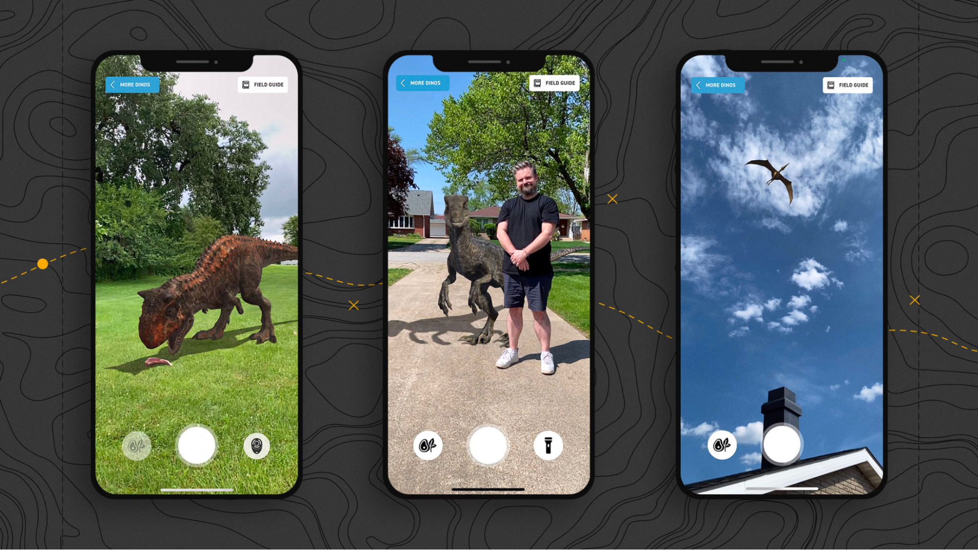 Jurassic World: Dominion Dinotracker AR app