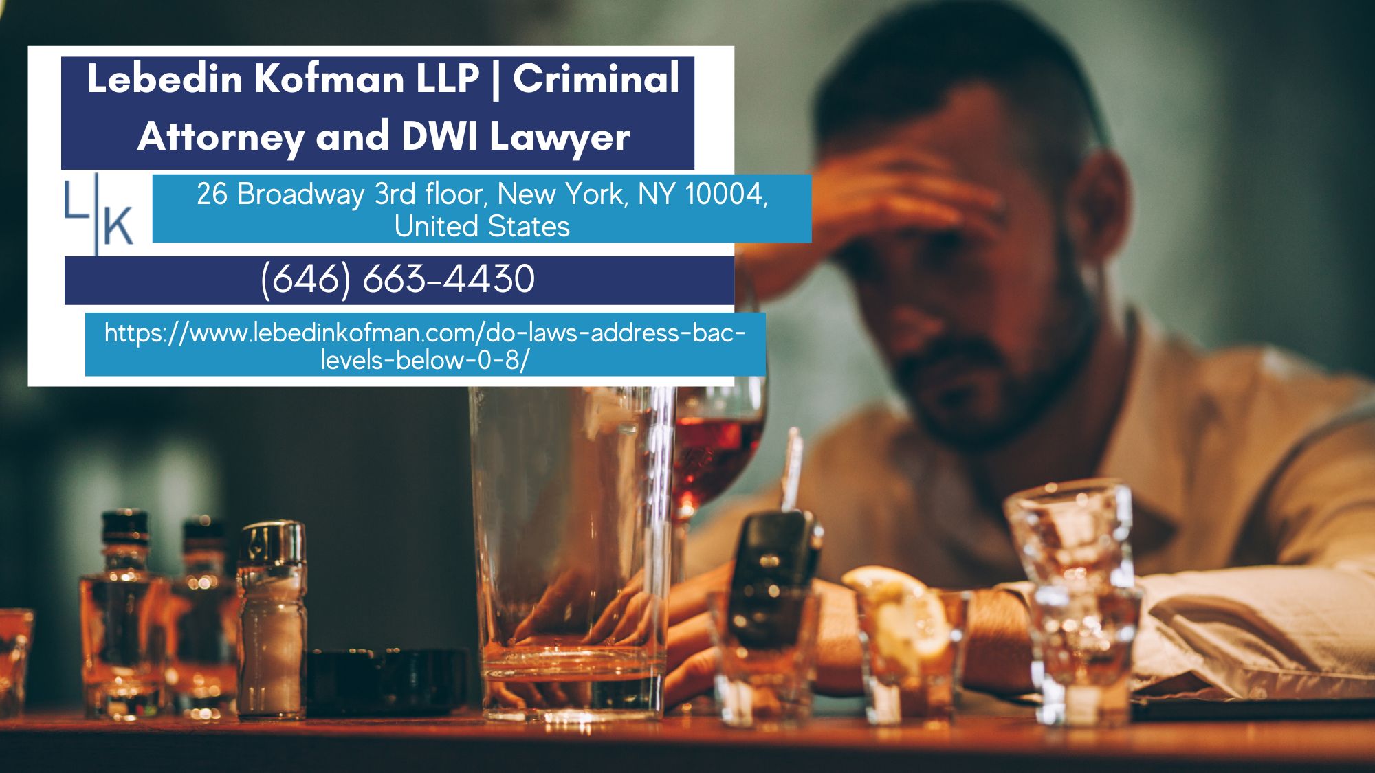 Manhattan DWI Lawyer Russ Kofman Releases Article on Laws for BAC Levels Below 0.08