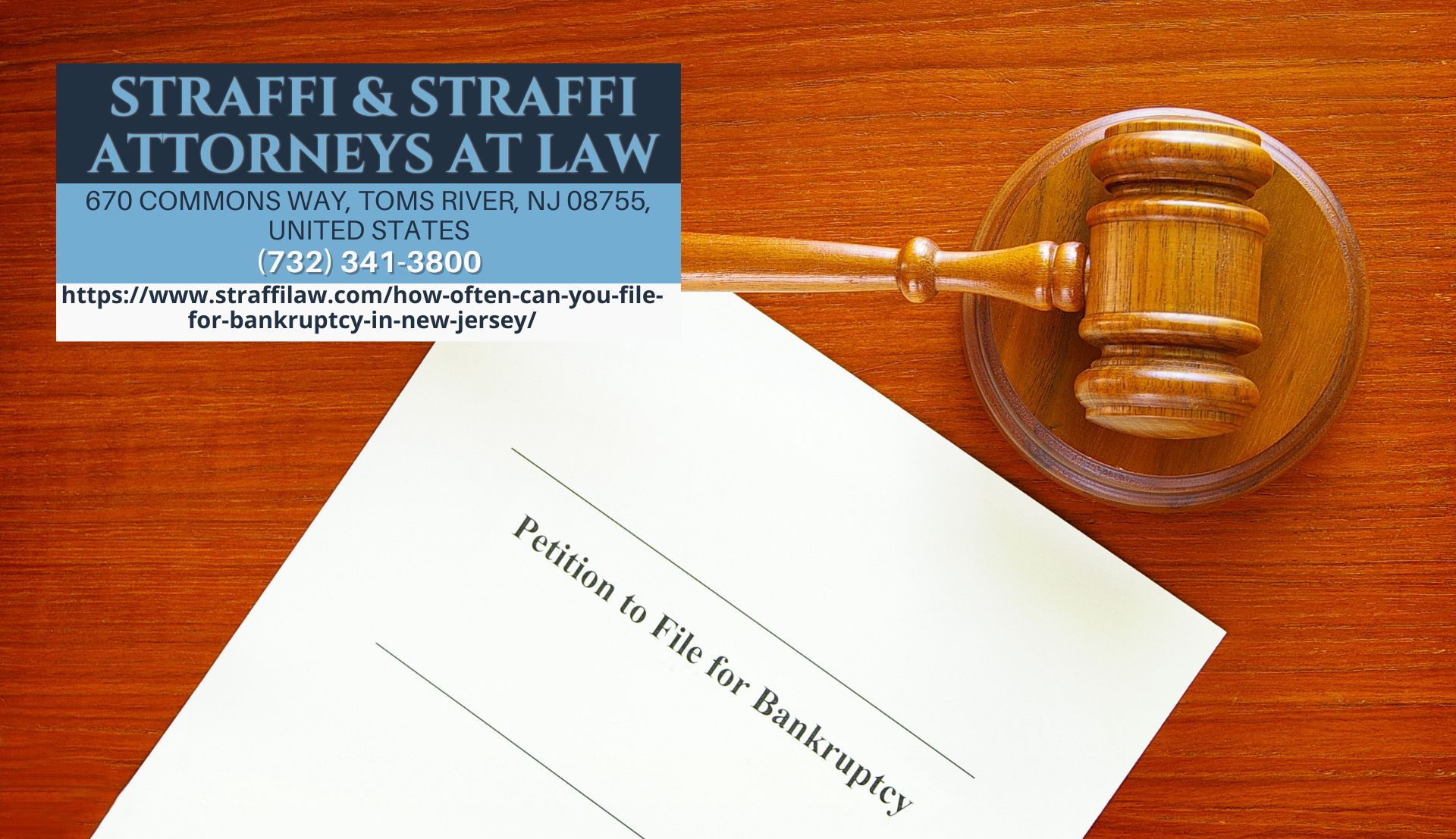 New Jersey Bankruptcy Attorney Daniel Straffi Releases Insightful Article on Bankruptcy Filing Frequency