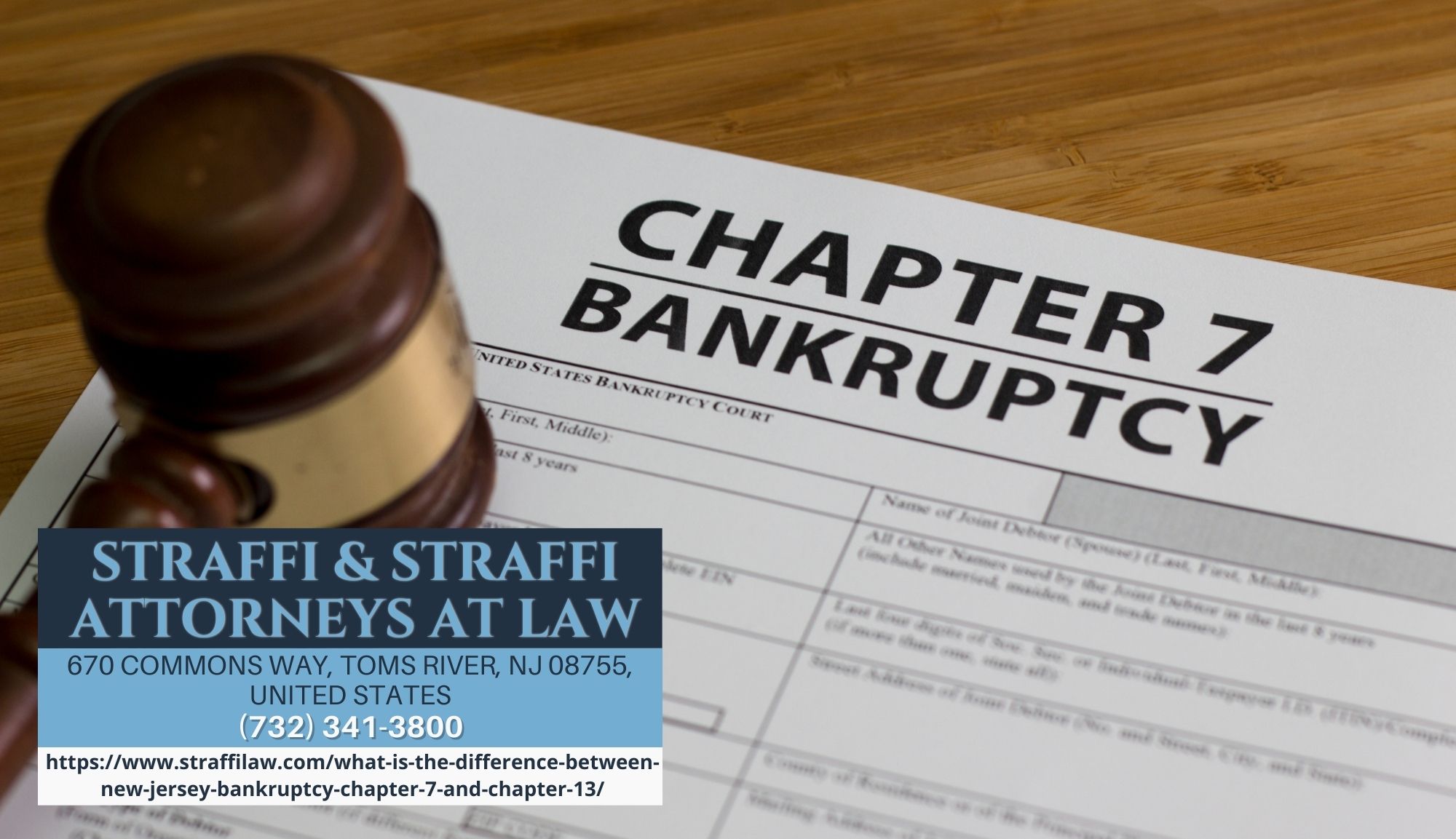 New Jersey Bankruptcy Attorney Daniel Straffi Releases In-depth Article on Chapter 7 and Chapter 13 Bankruptcy
