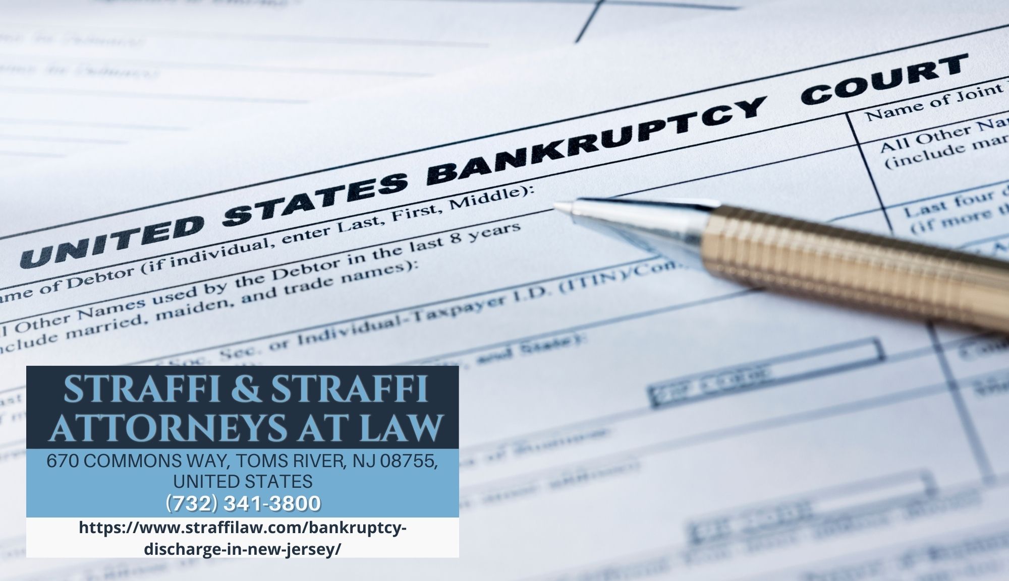 New Jersey Bankruptcy Attorney Daniel Straffi Provides Insight on 'Bankruptcy Discharge'