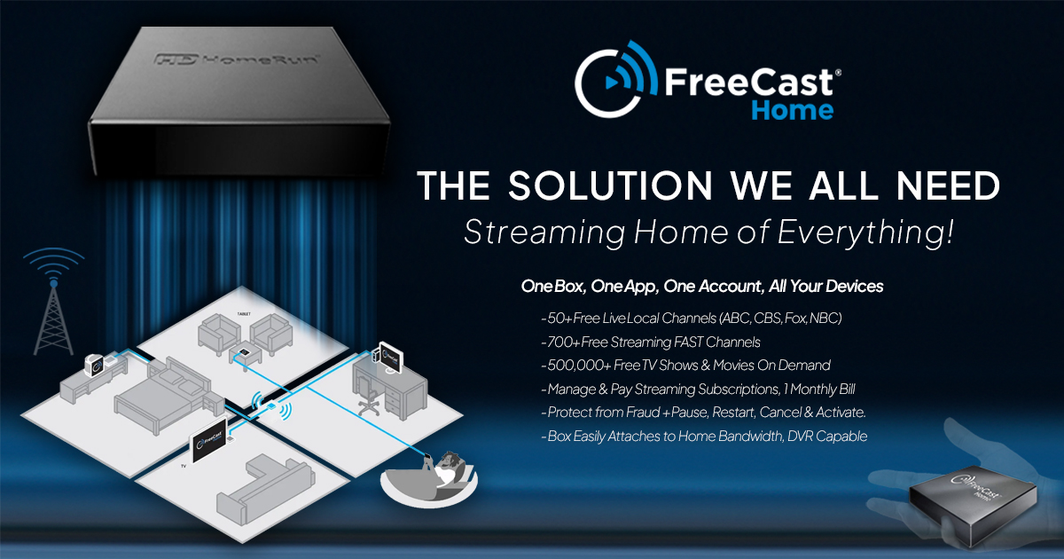 FreeCast Home Ready to Serve Over 10 Million as ATSC 3.0 Rolls out in New York Metro Area 