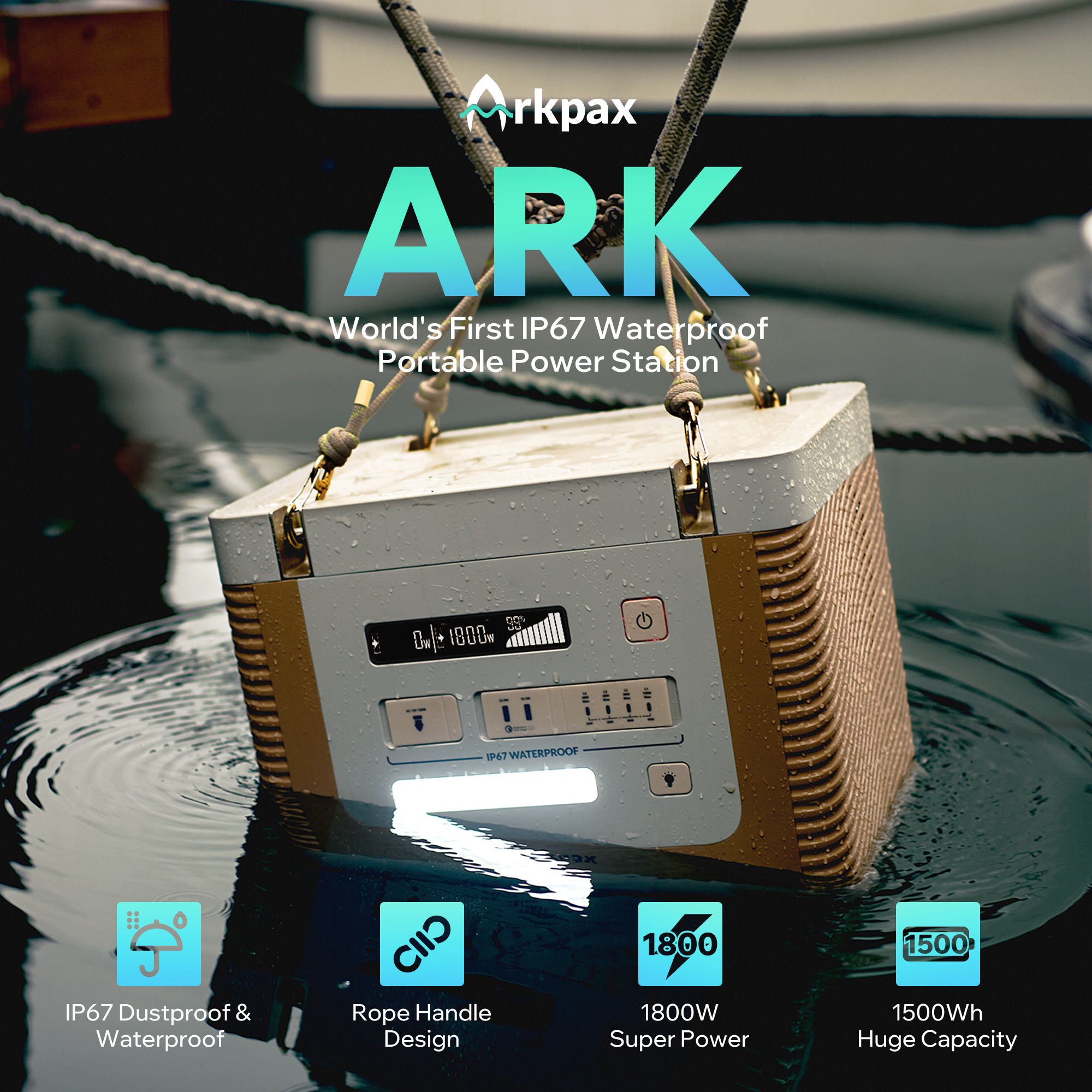 Arkpax Ark 1800W: Setting a New Standard for Portable Power Stations in Aquatic Exploration